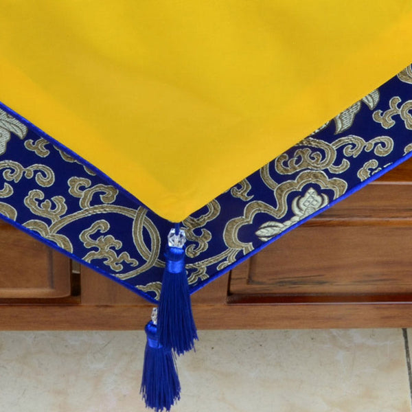 Camino de mesa de altar jacquard Vajra Dragón Tibetano