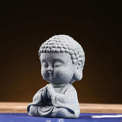 Meditation Praying Buddha Statue – Buddha hands in anjali mudra close-up, reverence gesture detail