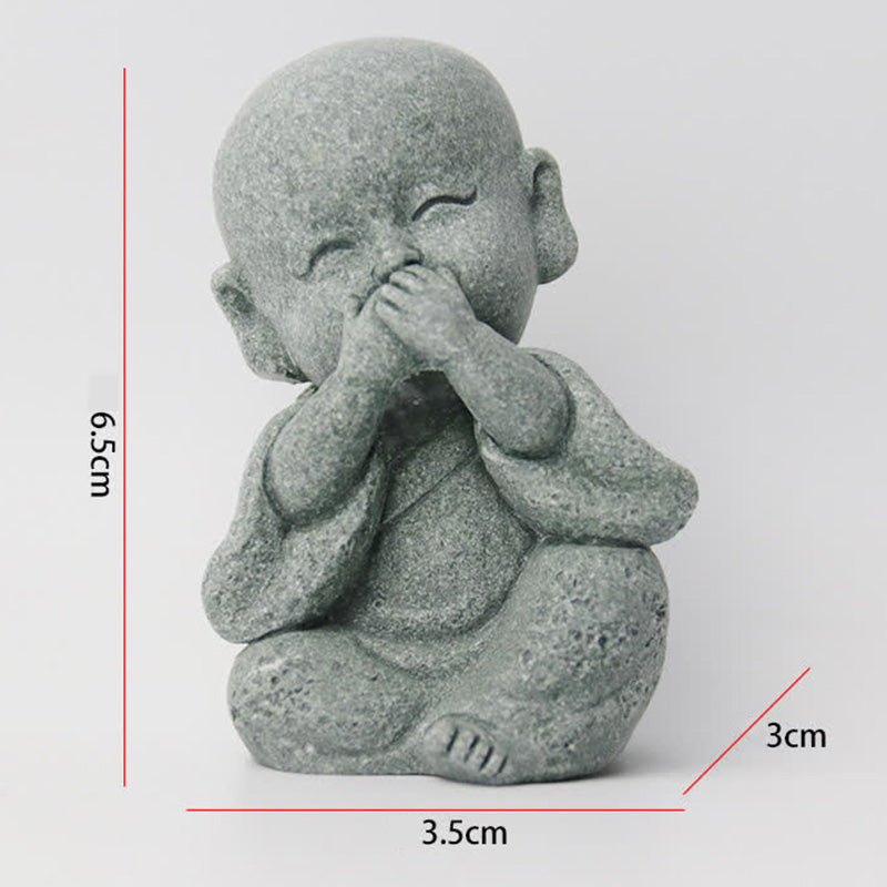 Meditation Prayer Monk Buddha Statue Home Decor
