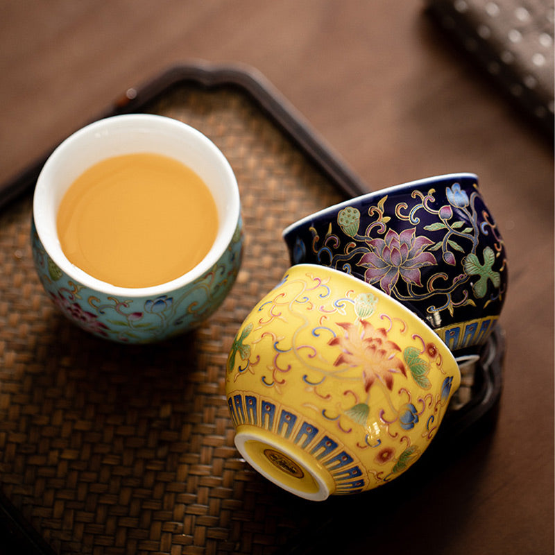 Lotus Pod Ceramic Kung Fu Tea Cup 80ml | Purity & Calm