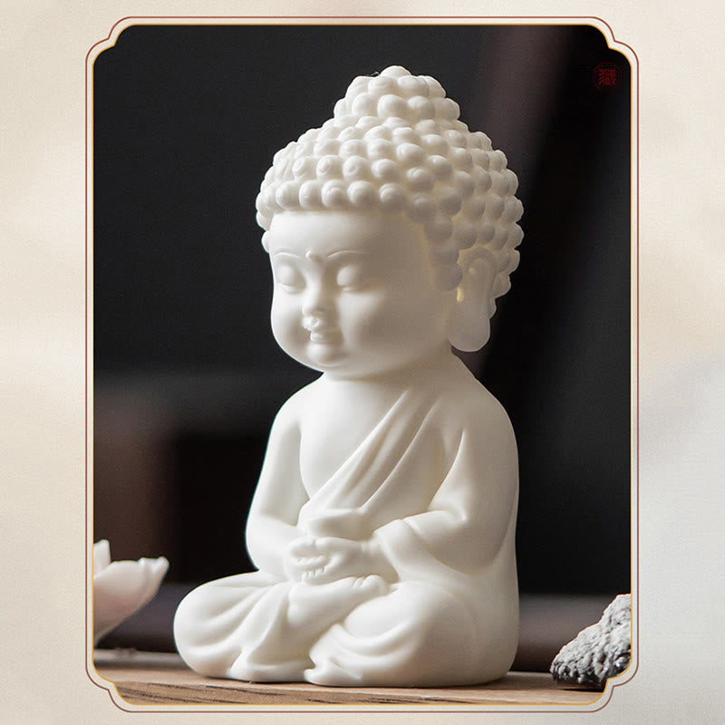 Ceramic Lotus Burner – close-up Buddha face, handcrafted pottery