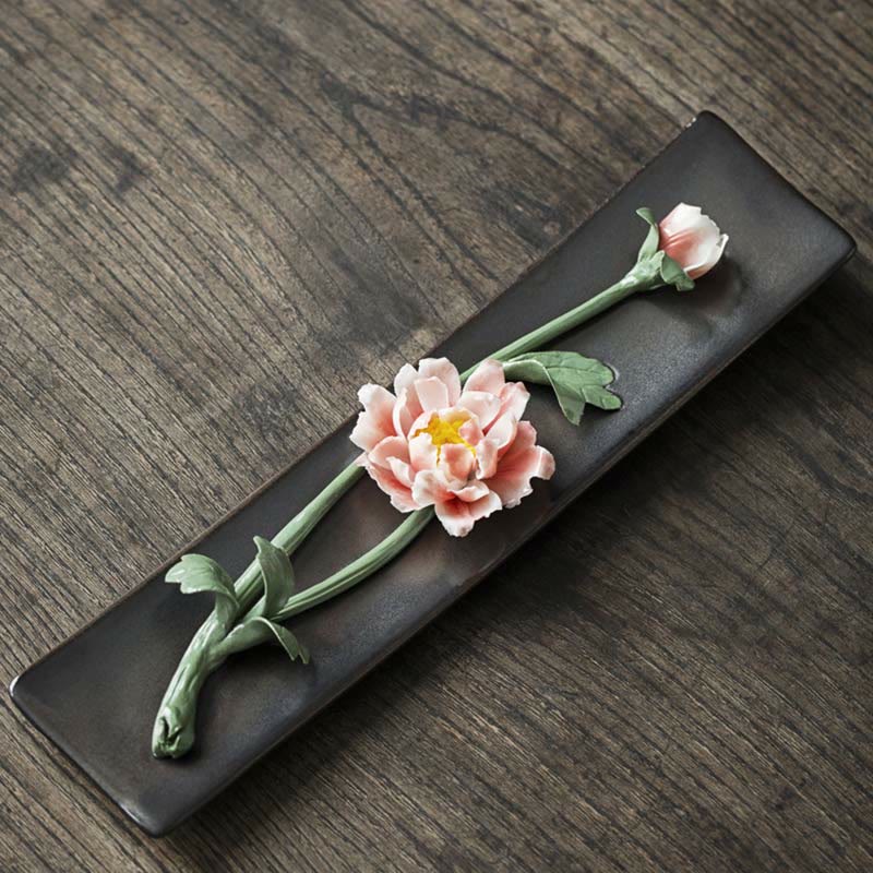 Ceramic Lotus Incense Burner | Serenity & Balance