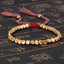 Tibetan Copper Beads Healing Rope Bracelet – Shiny, image 1, healing bracelet