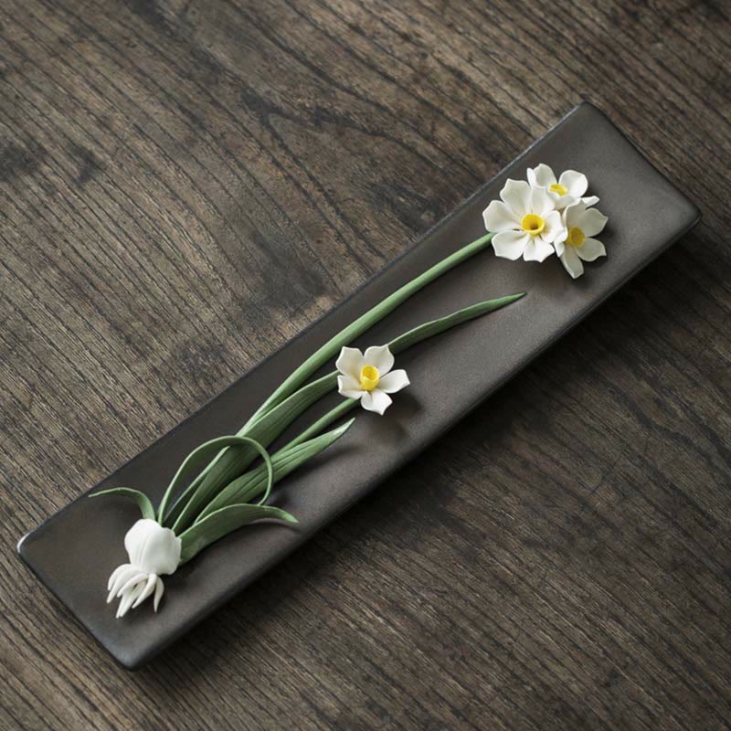 Ceramic Lotus Incense Burner | Serenity & Balance