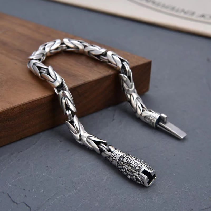 Dorje Vajra motif chain bracelet, 20 cm