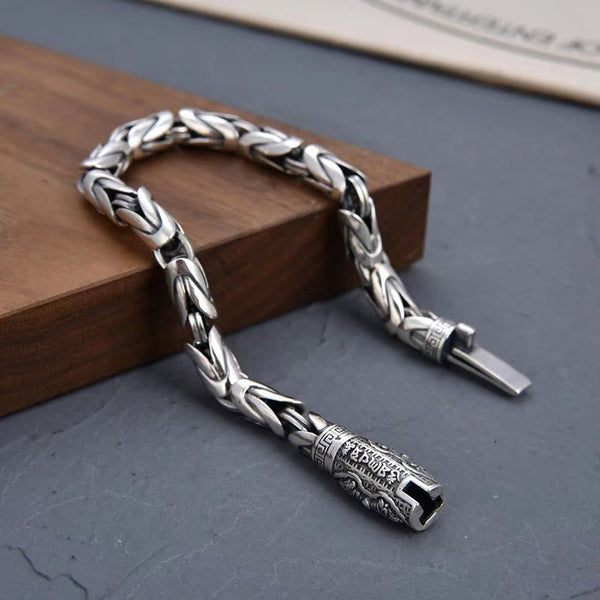 Dorje Vajra motif chain bracelet, 20 cm