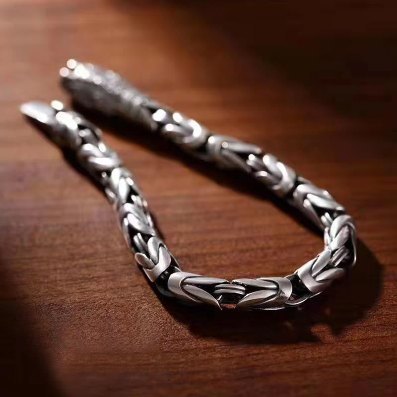 Dorje Vajra motif chain bracelet, 22 cm