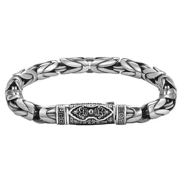 Dorje Vajra motif chain bracelet, closure detail