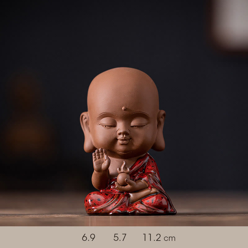 Gautama Kwan Yin Ceramic Set – soft studio lighting on white ceramic, minimalist product photo