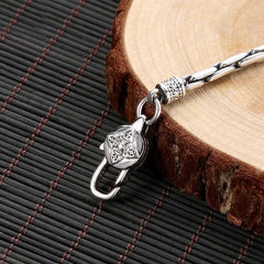 Tibetan Double Dorje Om Mani Padme Hum Buddha Swastika Vajra Strength Bracelet