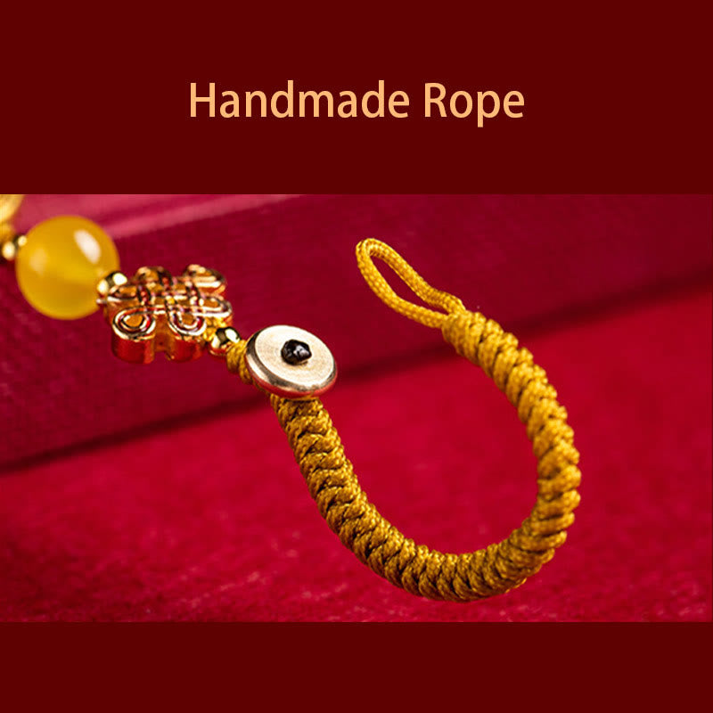 Double Koi Keyring - hook and ring hardware close-up with durable clasp, luck charm