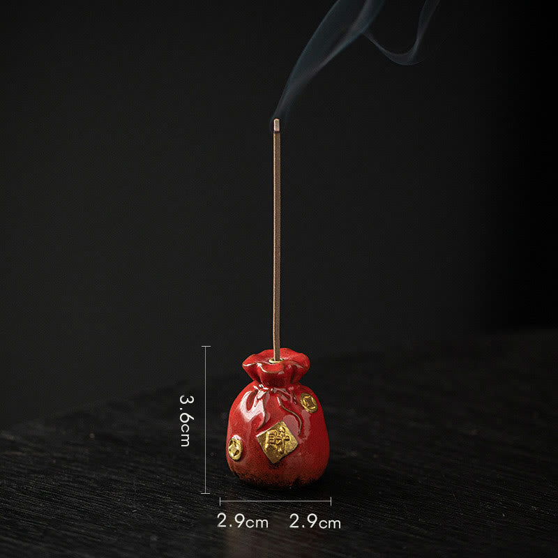 Treasure Bowl Bagua Ceramic Incense Burner