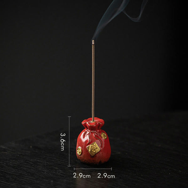 Treasure Bowl Bagua Ceramic Incense Burner