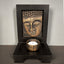 Buddha Compassion Serenity Prayer Altar Zen Home Decoration – Face expression close-up, Buddha altar decor