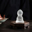 Mini Tathagata Buddha Liuli Serenity Desk Decoration – Small crystal liuli statue, office zen ornament