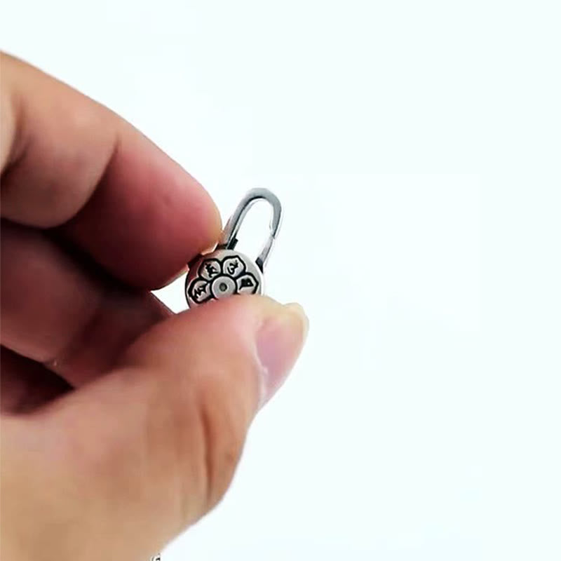 Pulsera de Cobre Grabada con Doble Dorje