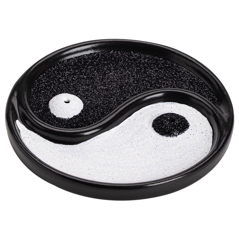 Yin Yang Ceramic Incense Holder