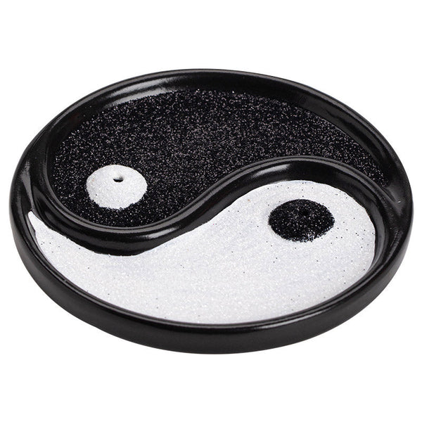 Yin Yang Ceramic Incense Holder