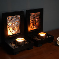 Buddha Compassion Serenity Prayer Altar Zen Home Decoration – Side craftsmanship, spiritual home accent