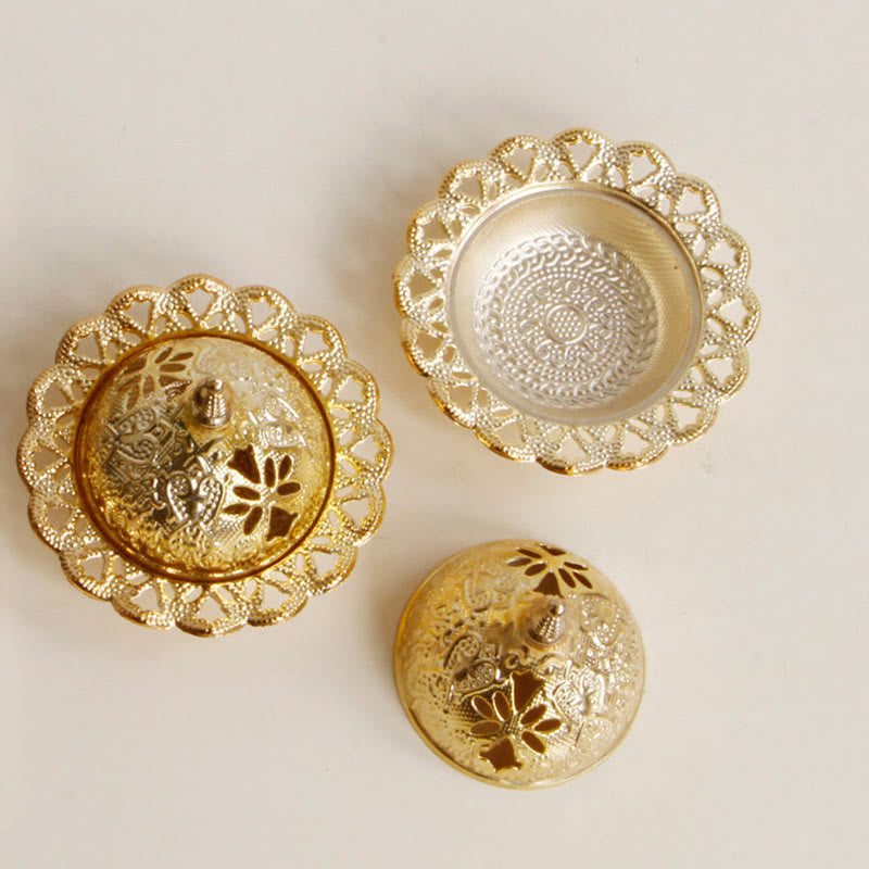 Tibetan Gold Mini Incense Burner Zweitbild