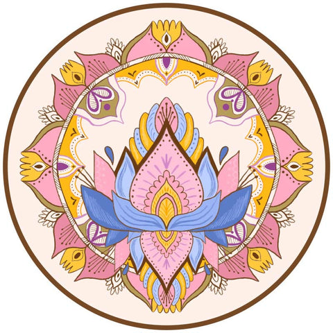 Esterilla de yoga Mandala Loto Tibetano Imagen secundaria del producto
