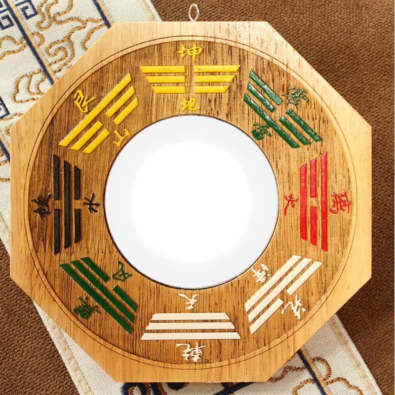 Peach Wood Bagua Mirror Secondary image