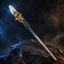 Natural Clear Quartz Style 3 Raw Stone Magic Wand - Handmade 32-38cm - magic_wand_sku11_34cm_hero_square