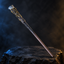 Natural Lapis Lazuli Raw Stone Magic Wand - Handmade 32-38cm - magic_wand_sku03_34cm_hero_square