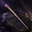 Natural Purple Mica Raw Stone Magic Wand - Handmade 32-38cm - magic_wand_sku12_34cm_hero_square