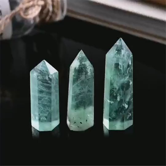 Green Fluorite Crystal Pillar | Balance