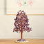 Crystal Money Tree – Purple amethyst on agate base, Feng Shui wealth decor