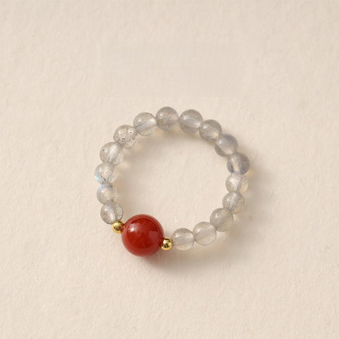Moonstone Pixiu Ring for Women — Emotional Balance & Serenity Feng Shui Secondary image