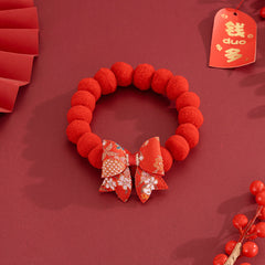 CNY Lucky Character Tassel Pet Collar – Luck / L 25-30CM, image 3