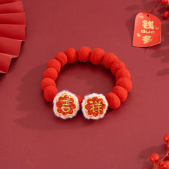 CNY Lucky Character Tassel Pet Collar – Peace / S 15-20CM, image 4