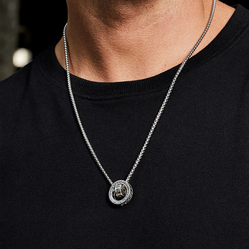 protection buddha six words necklace