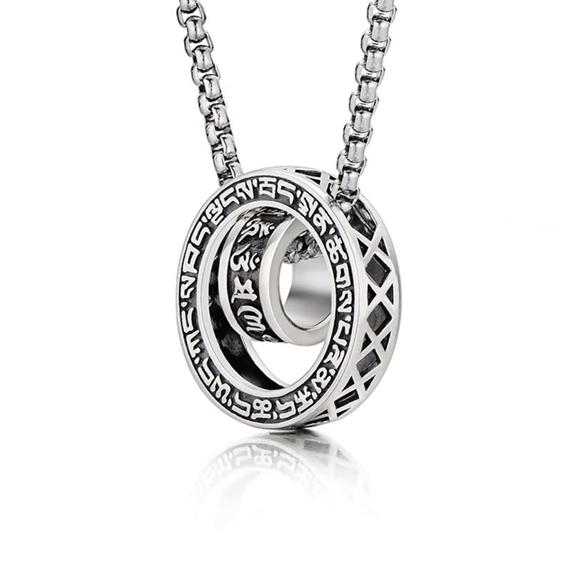 Unisex Prayer Wheel pedeant necklace