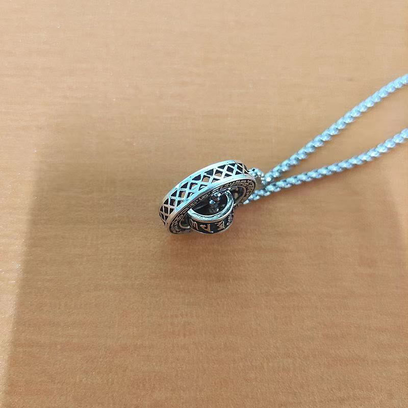 Mens Tibetan Buddhist Amulet Pendant 