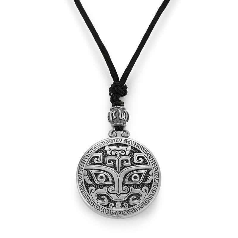 Pixiu Mantra pendant protection wealth necklace